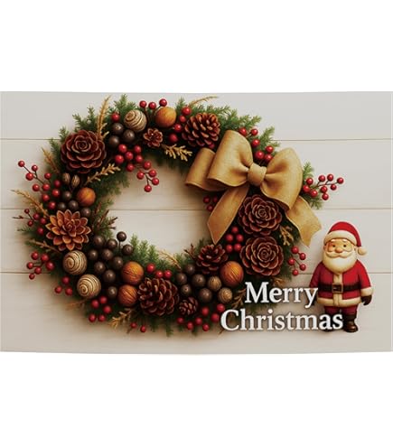 Amazon.co.jp: GLYY メリークリスマス 壁掛けXMASタペストリー壁飾り